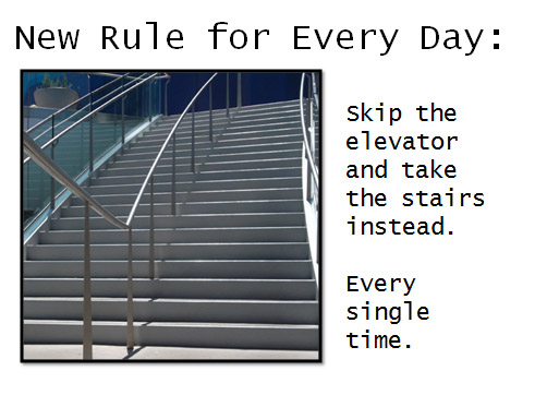 take stairs