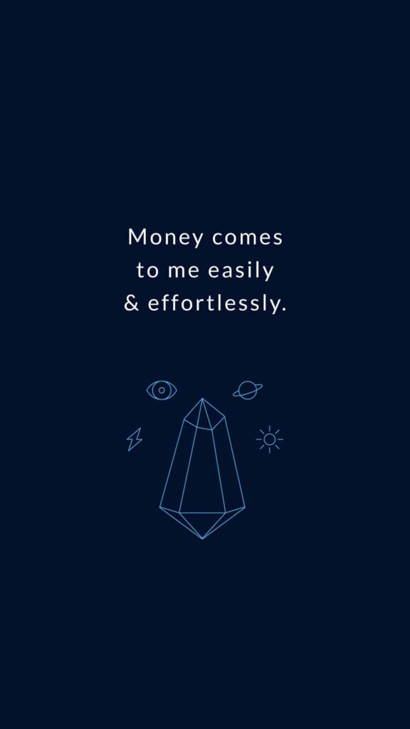money comes easily quote wallpaper