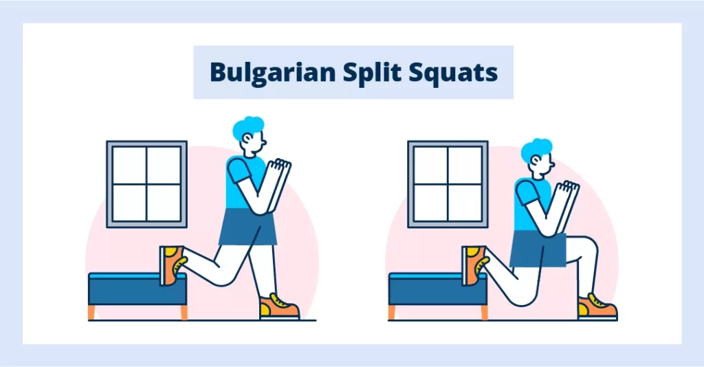 bulgarian split squats