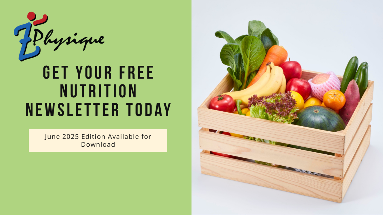 Get Your Free Nutrition Newsletter Today