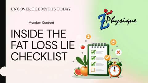 Inside The Fat Loss Lie Checklist