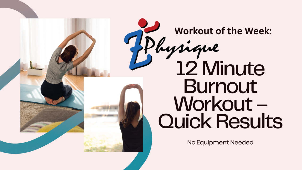 Minute Burnout Workout – Quick Results