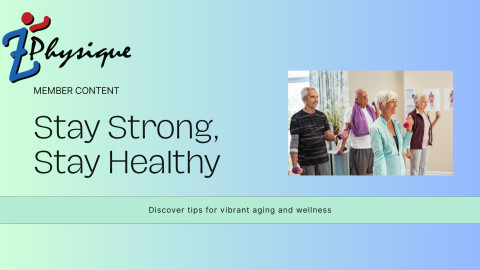 Stay Strong Stay Healthy