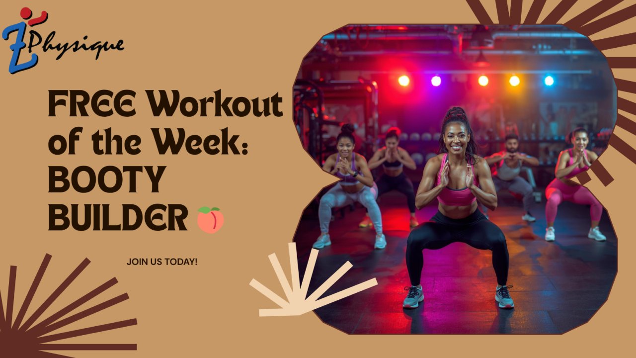 FREE Workout of the Week BOOTY BUILDER 🍑