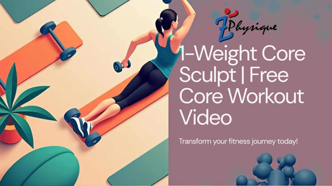 Weight Core Sculpt Free Core Workout Video