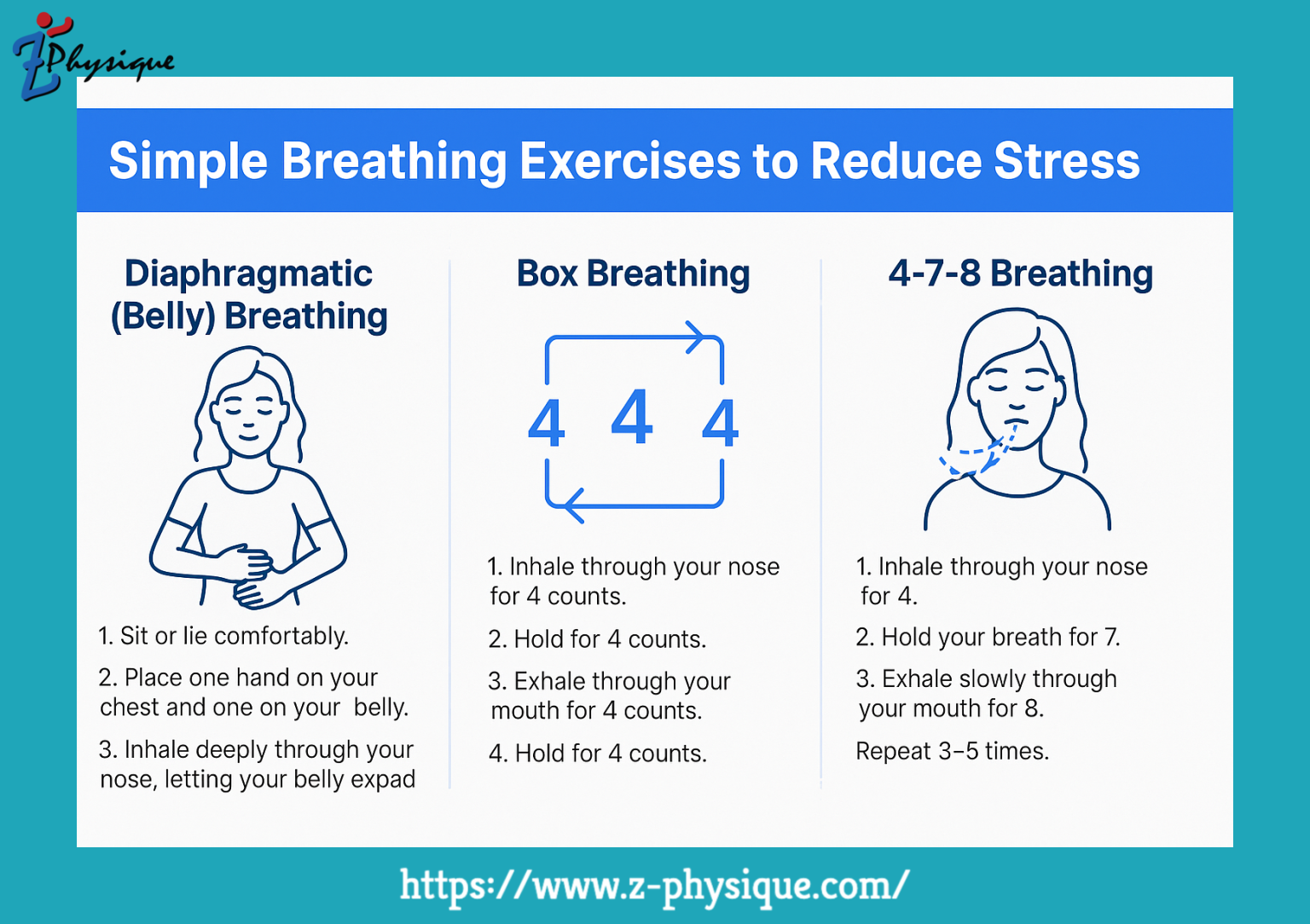 Breathing Exercises to Reduce Stress | Z Physique - Z Physique