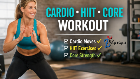 cardio HIIT core workout
