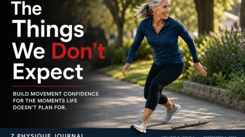 Adult changing direction confidently during everyday movement, illustrating agility and movement confidence for real life.