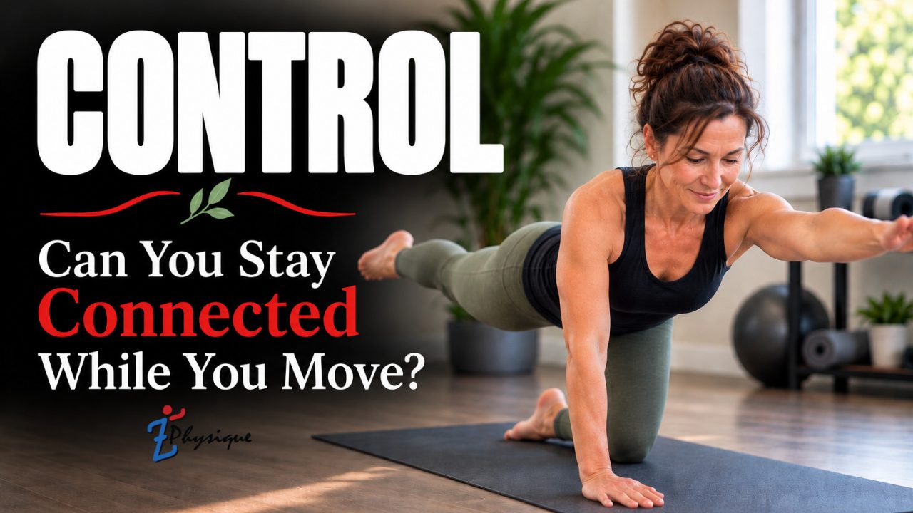 CONTROL Pilates workout preview featuring balance, core stability, and controlled movement with Coach Ro.